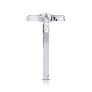 Platinum Diamond Ring for Women JL PT LR 73