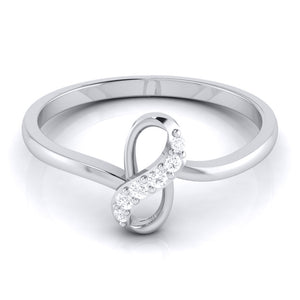 Platinum Diamond Ring for Women JL PT LR 74