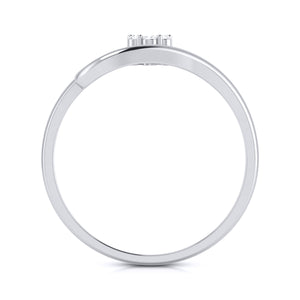 Platinum Diamond Ring for Women JL PT LR 76