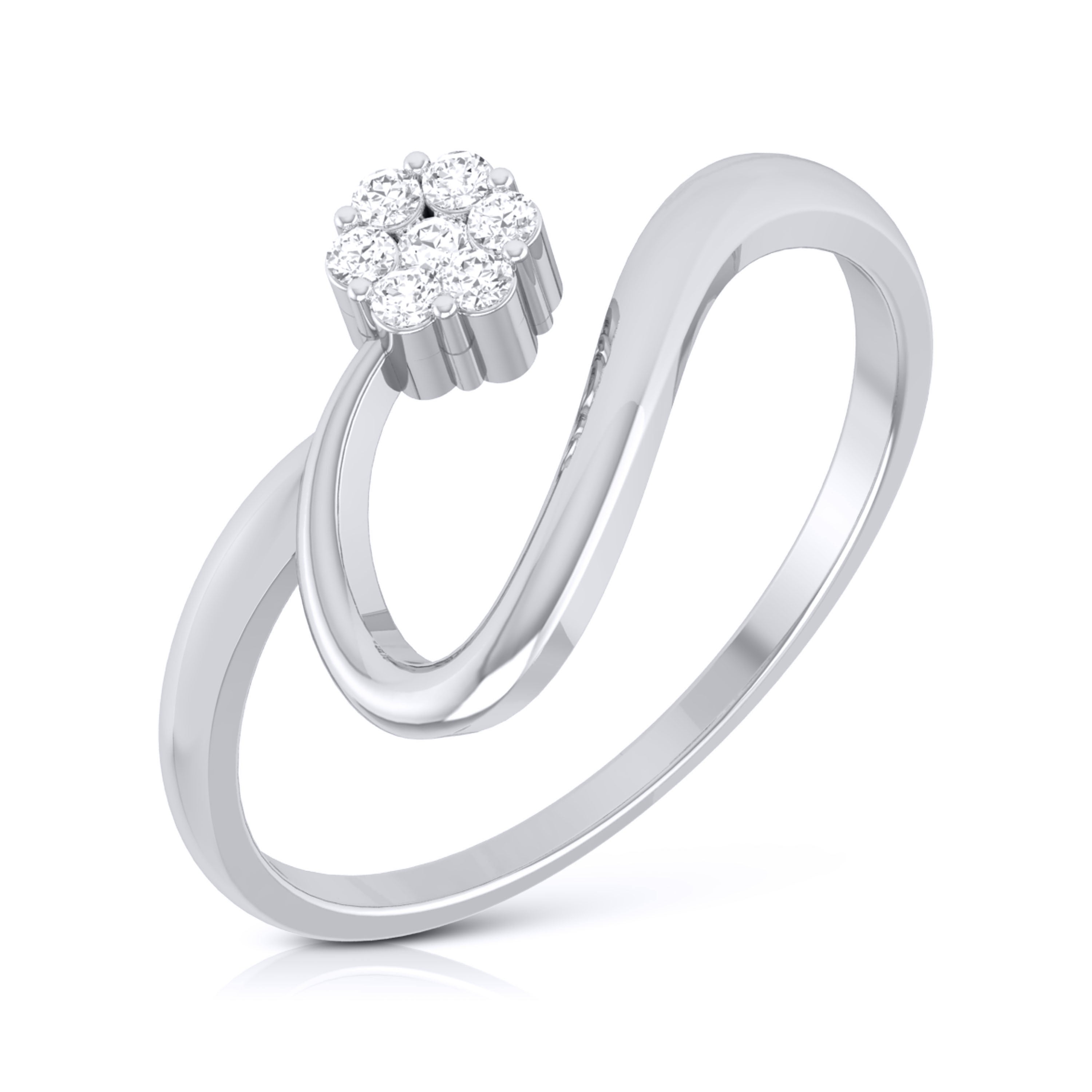 Platinum Diamond Ring for Women JL PT LR 76 Si IJ