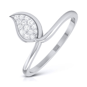 Platinum Diamond Ring for Women JL PT LR 78   Jewelove.US