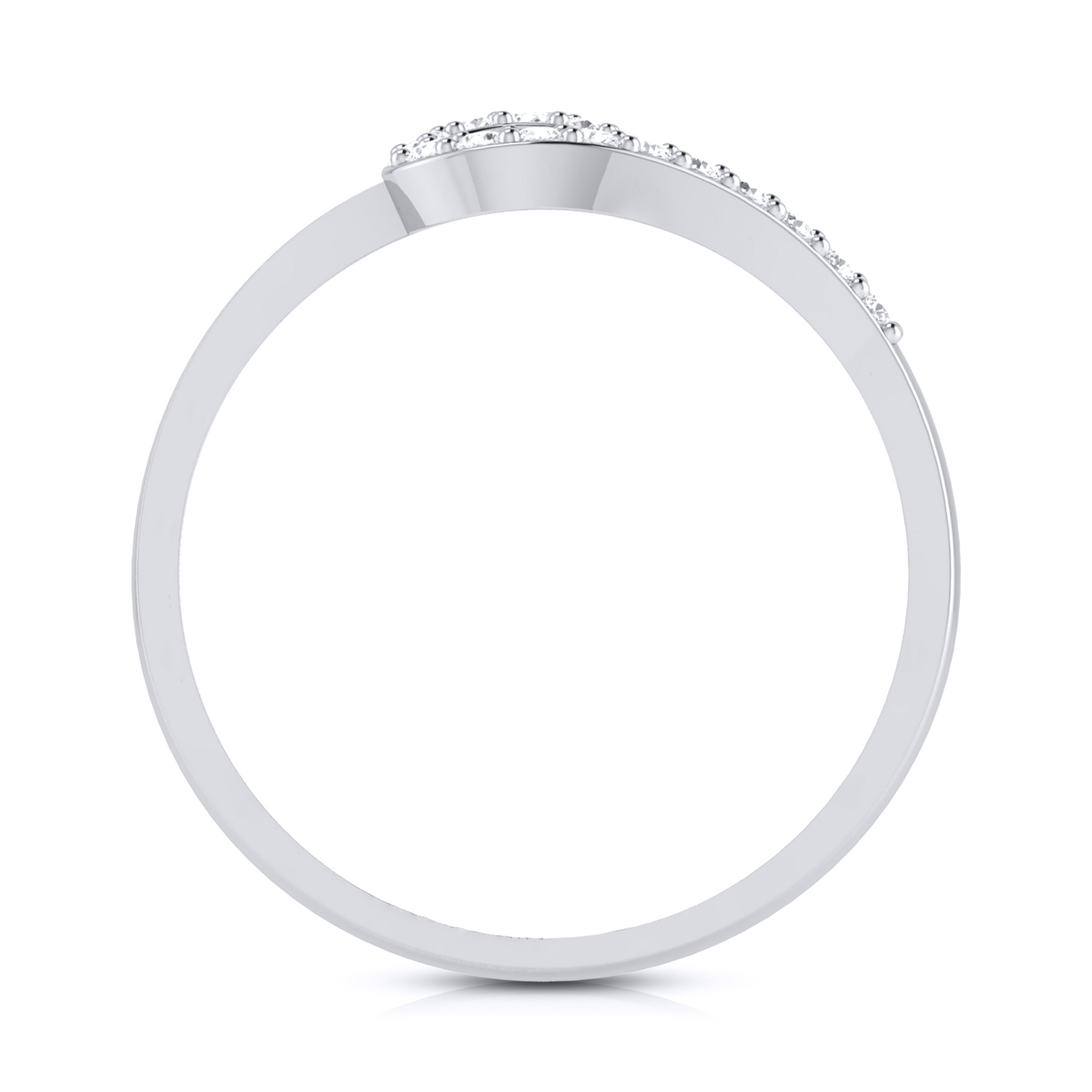 Platinum Diamond Ring for Women JL PT LR 79   Jewelove.US