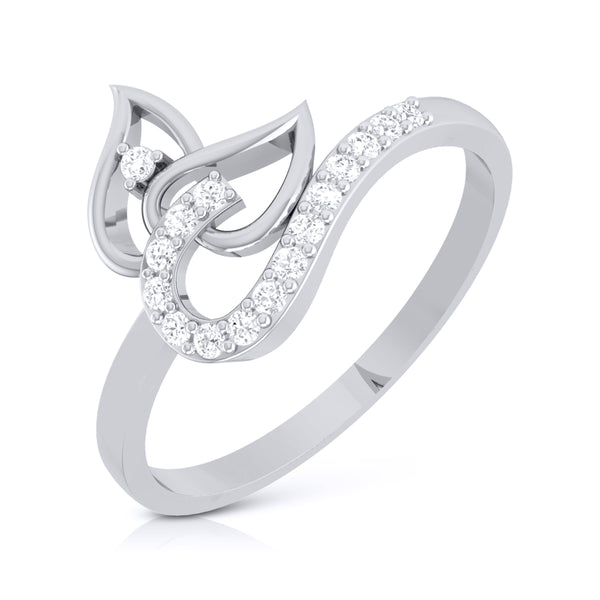Utkarsh Adjustable Size Leaf Design With American Diamond Finger Rings With  Box Stainless Steel Platinum, Silver Plated Ring Price in India - Buy  Utkarsh Adjustable Size Leaf Design With American Diamond Finger