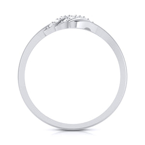 Platinum Diamond Ring for Women JL PT LR 81