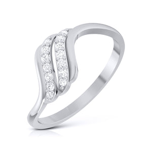 Platinum Diamond Ring for Women JL PT LR 81