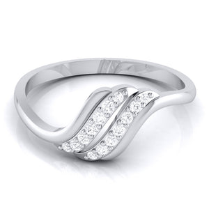 Platinum Diamond Ring for Women JL PT LR 81