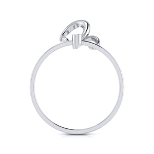 Platinum Diamond Ring for Women JL PT LR 82   Jewelove.US