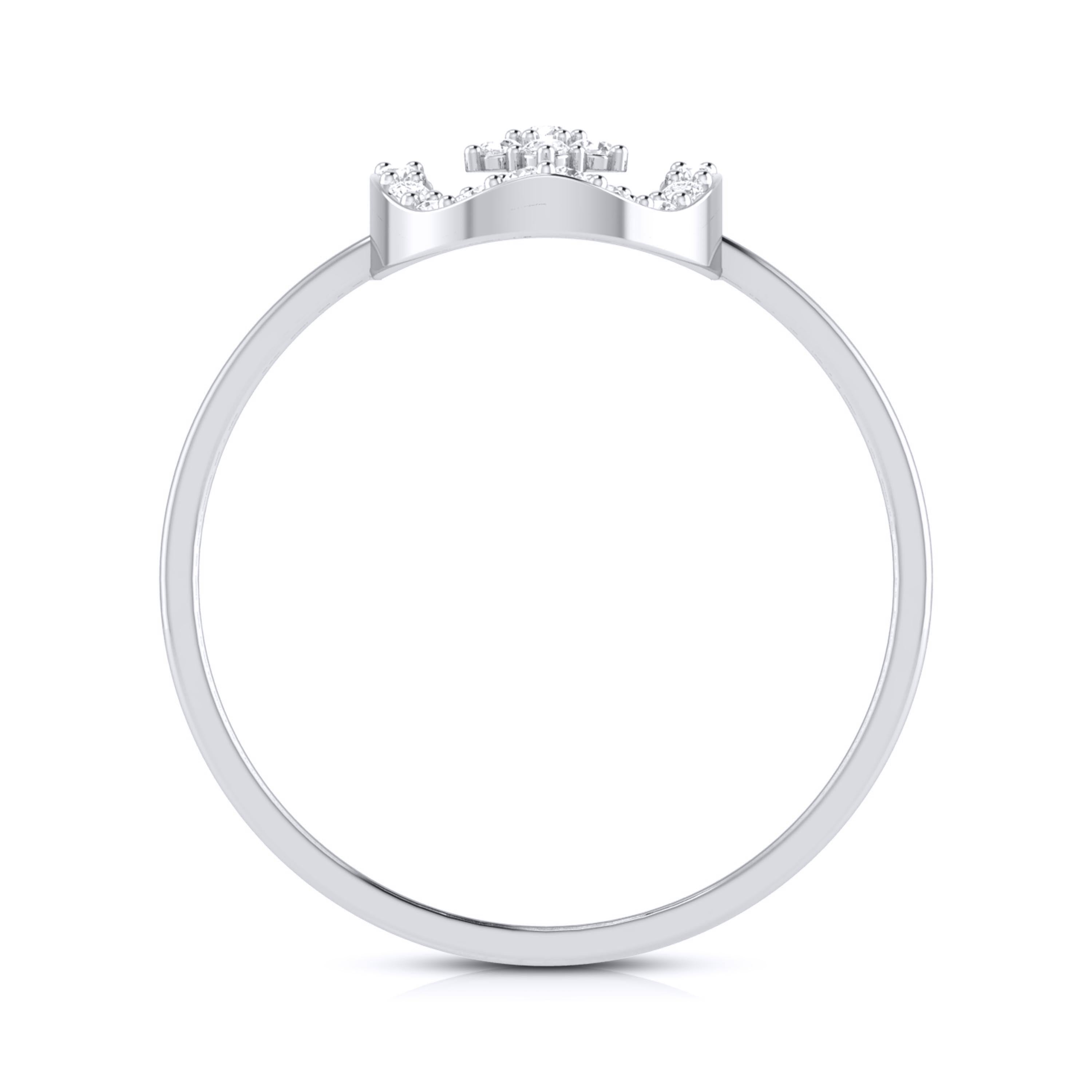 Platinum Diamond Ring for Women JL PT LR 86   Jewelove.US