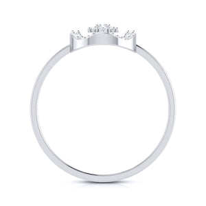 Platinum Diamond Ring for Women JL PT LR 86   Jewelove.US