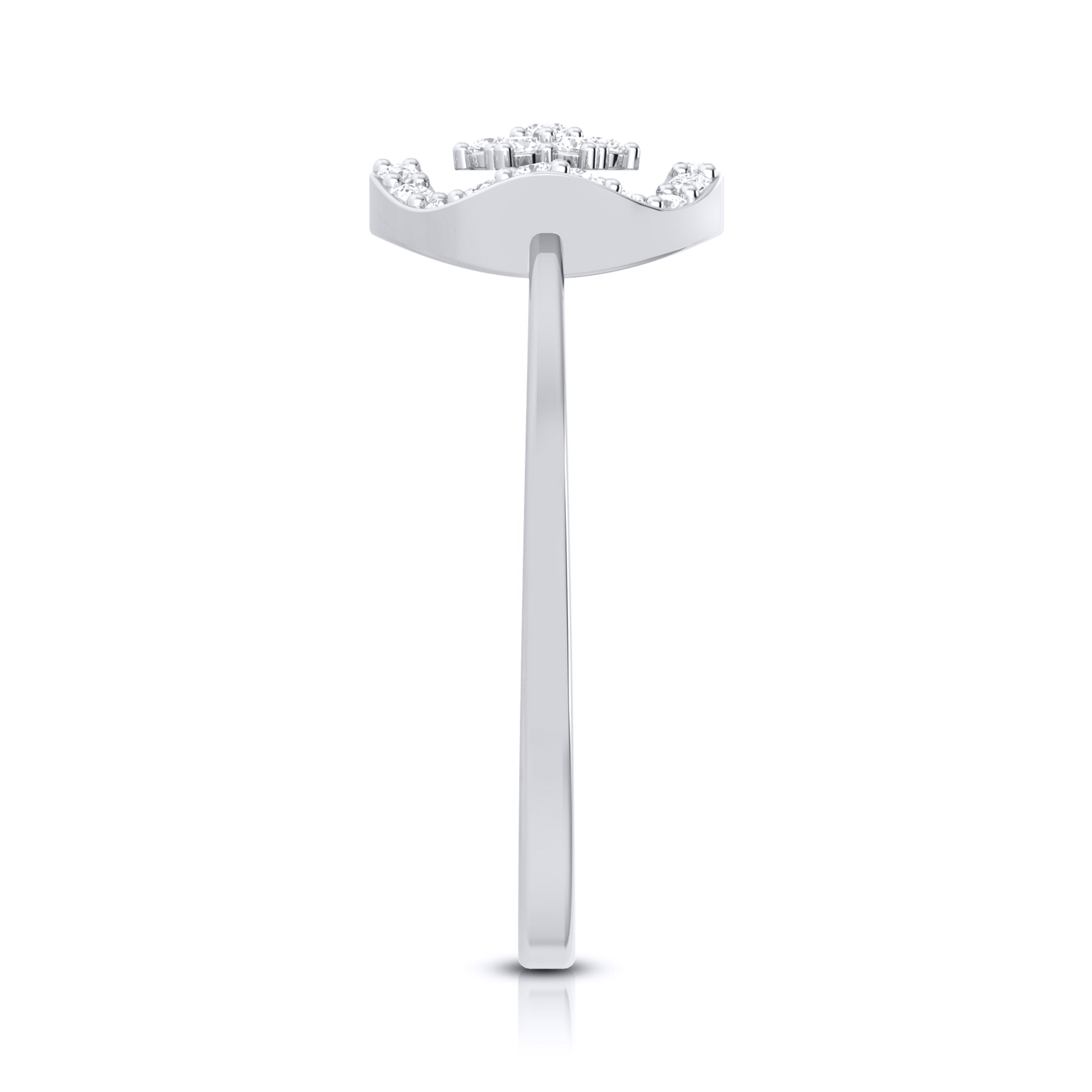 Platinum Diamond Ring for Women JL PT LR 86   Jewelove.US