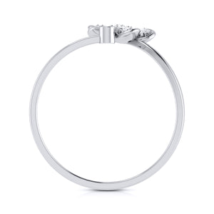 Platinum Diamond Ring for Women JL PT LR 87