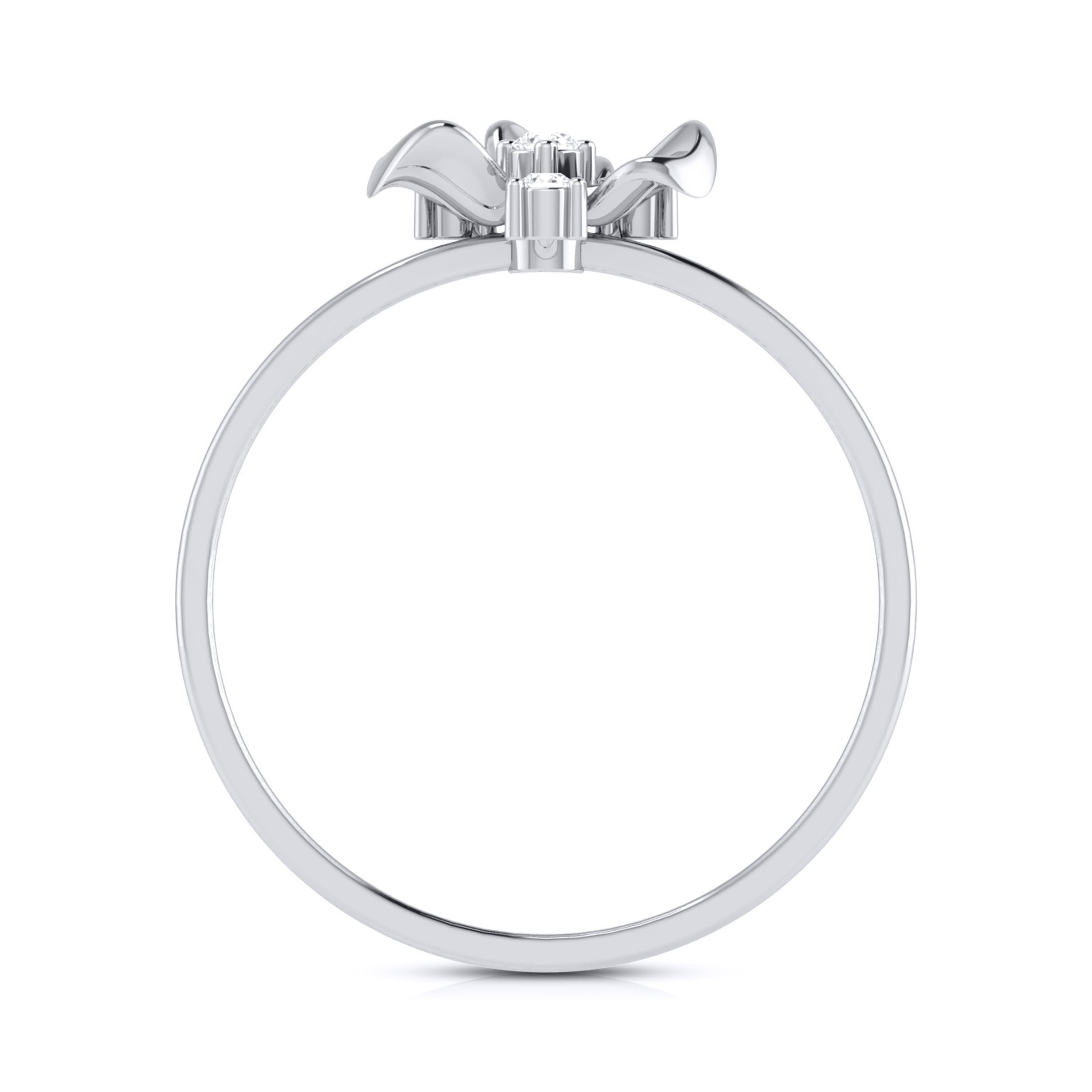 Platinum Diamond Ring for Women JL PT LR 88