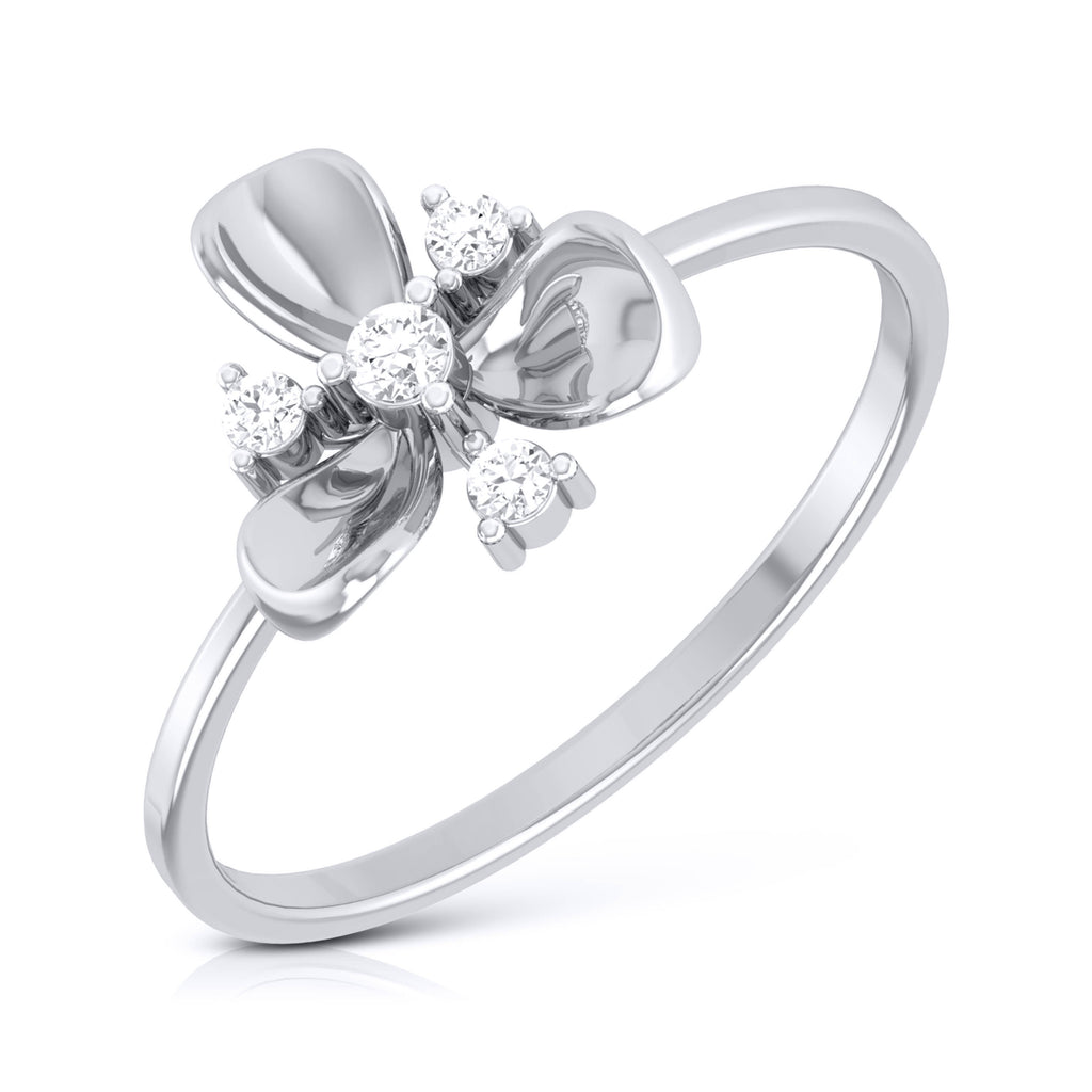 Platinum Diamond Ring for Women JL PT LR 88   Jewelove.US