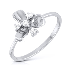 Platinum Diamond Ring for Women JL PT LR 88