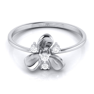 Platinum Diamond Ring for Women JL PT LR 88