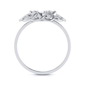 Platinum Diamond Ring for Women JL PT LR 89   Jewelove.US