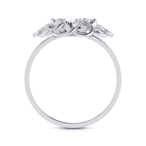 Platinum Diamond Ring for Women JL PT LR 89