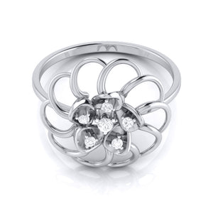 Platinum Diamond Ring for Women JL PT LR 89