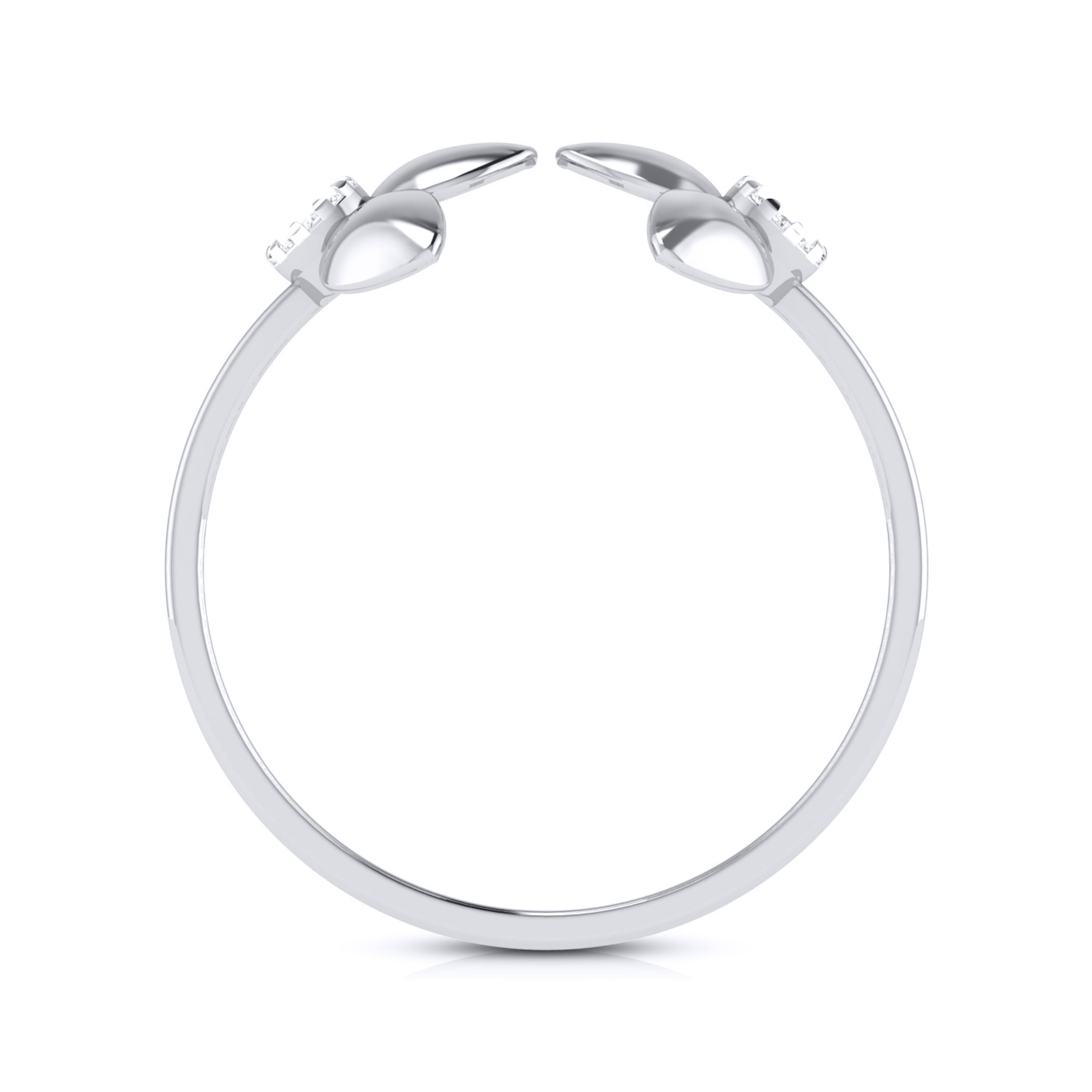 Platinum Diamond Ring for Women JL PT LR 91