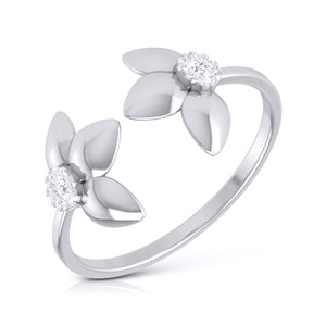 Platinum Diamond Ring for Women JL PT LR 91