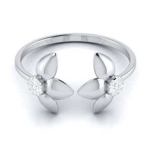 Platinum Diamond Ring for Women JL PT LR 91