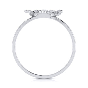 Platinum Diamond Ring for Women JL PT LR 93