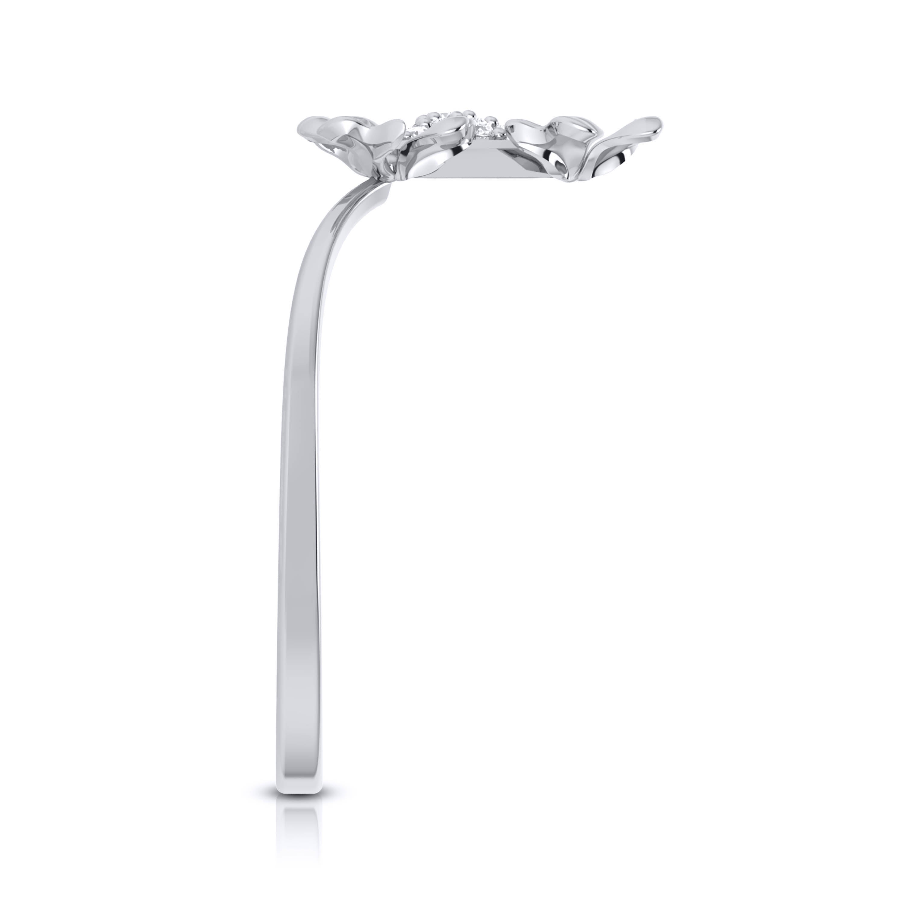Platinum Diamond Ring for Women JL PT LR 93