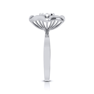Platinum Diamond Ring for Women JL PT LR 95