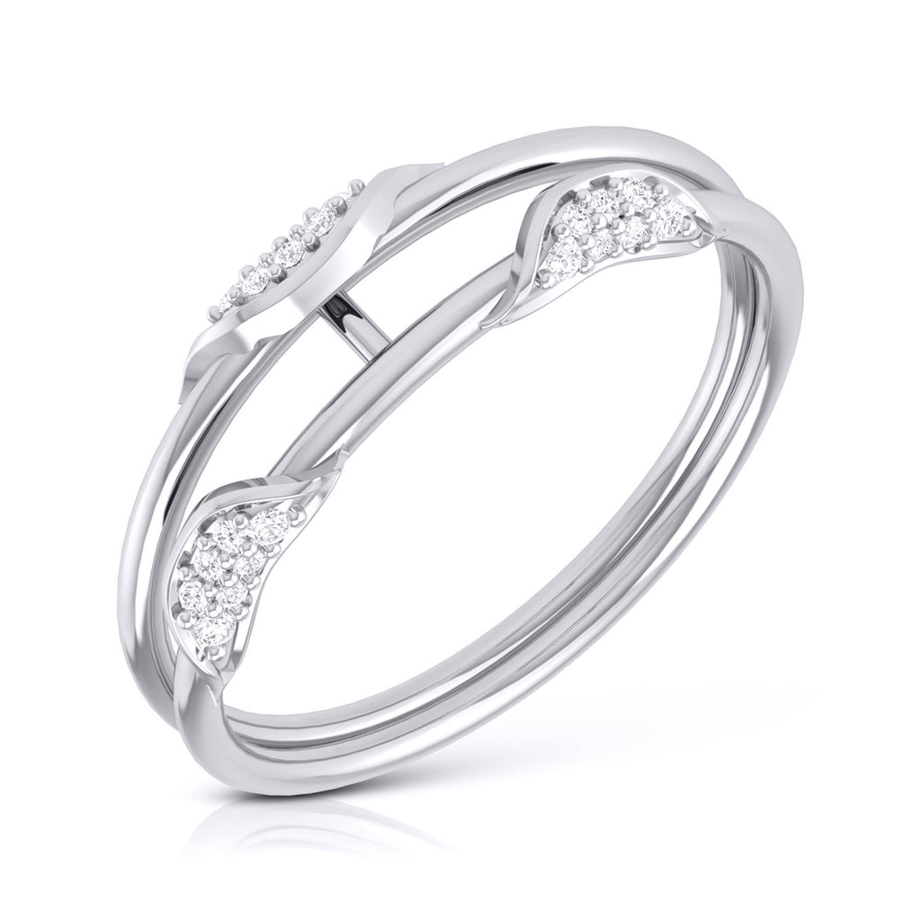 Platinum Diamond Ring for Women JL PT LR 96   Jewelove.US