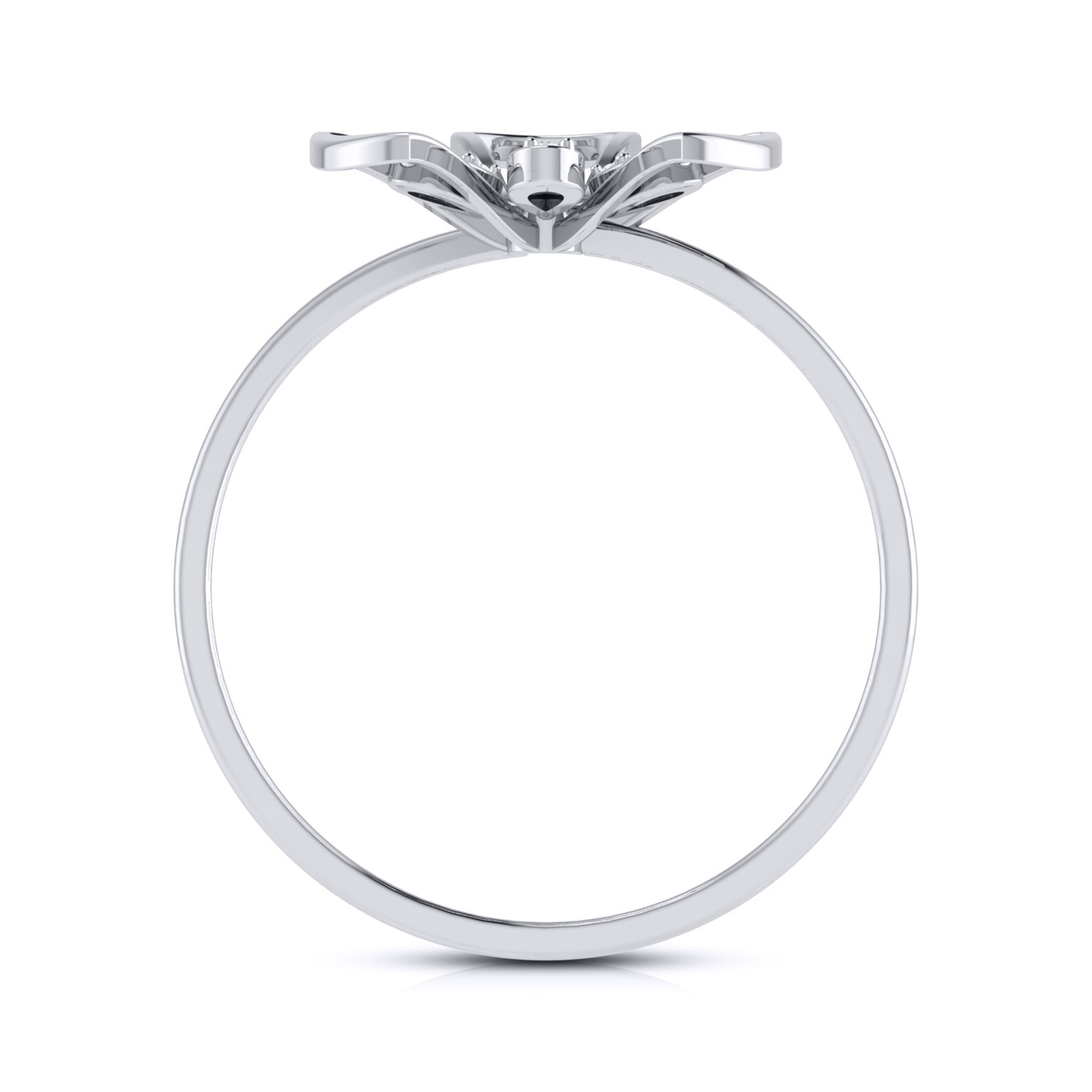 Platinum Diamond Ring for Women JL PT LR 97