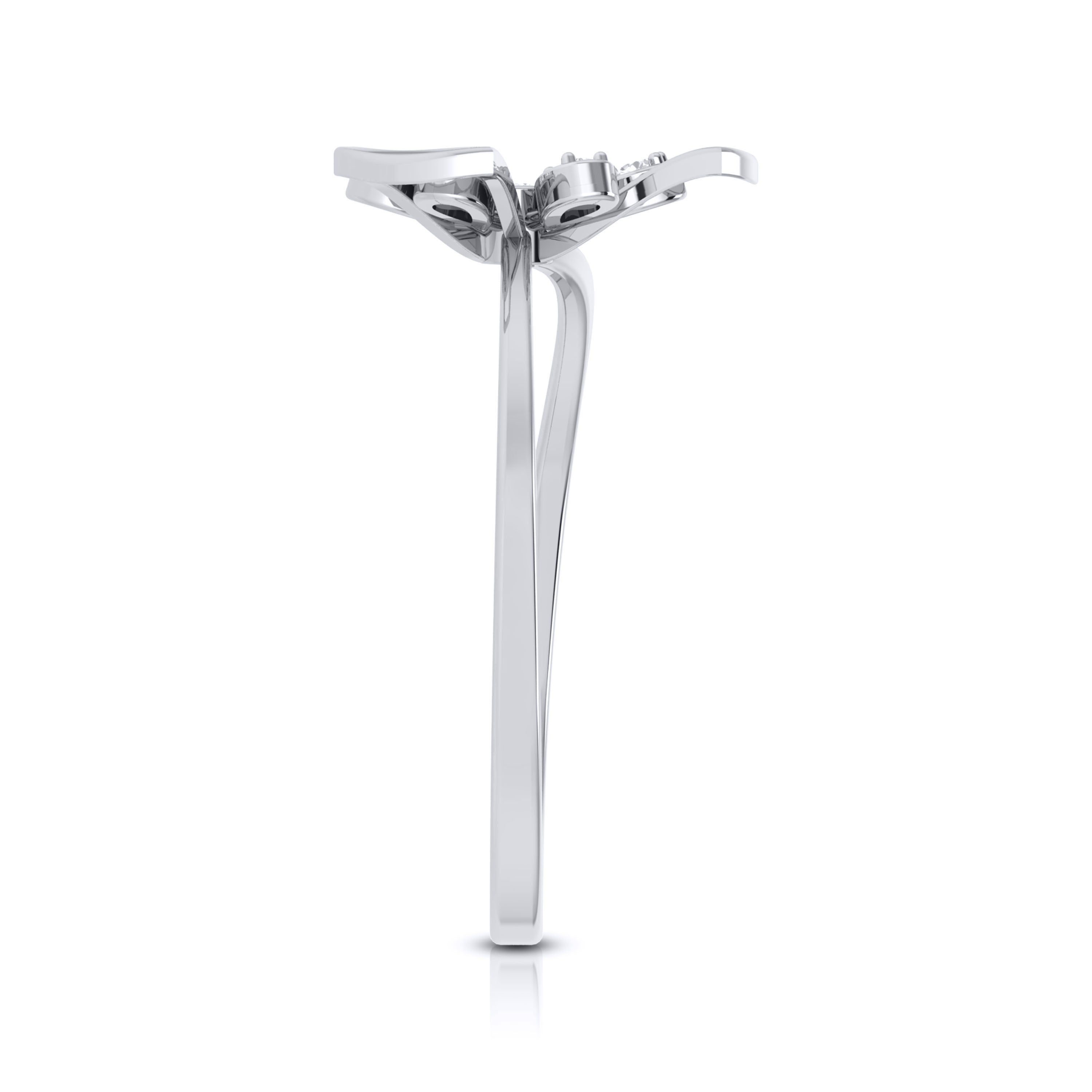 Platinum Diamond Ring for Women JL PT LR 97