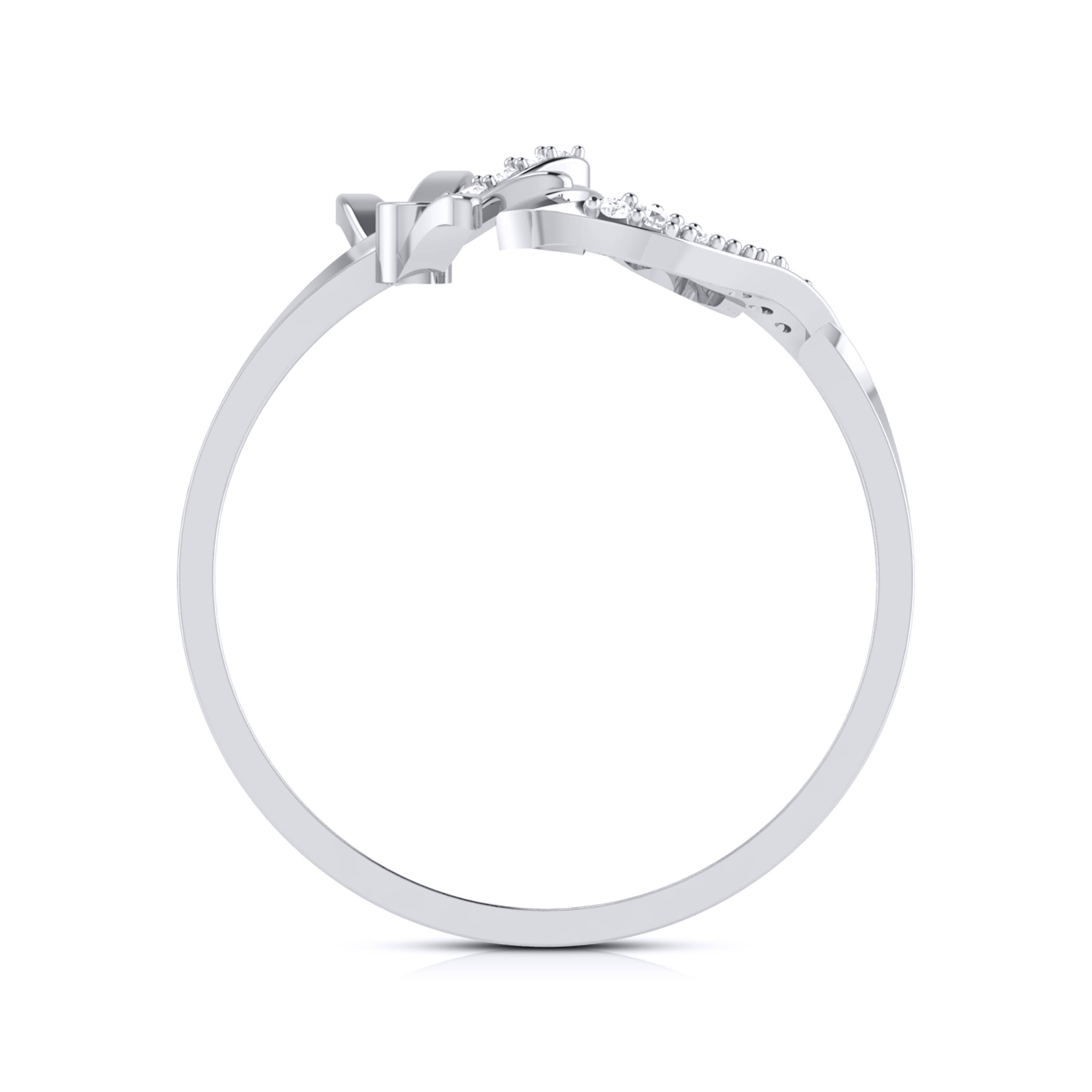 Platinum Diamond Ring for Women JL PT LR 98   Jewelove.US