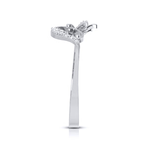 Platinum Diamond Ring for Women JL PT LR 98   Jewelove.US