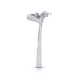 Platinum Diamond Ring for Women JL PT LR 98