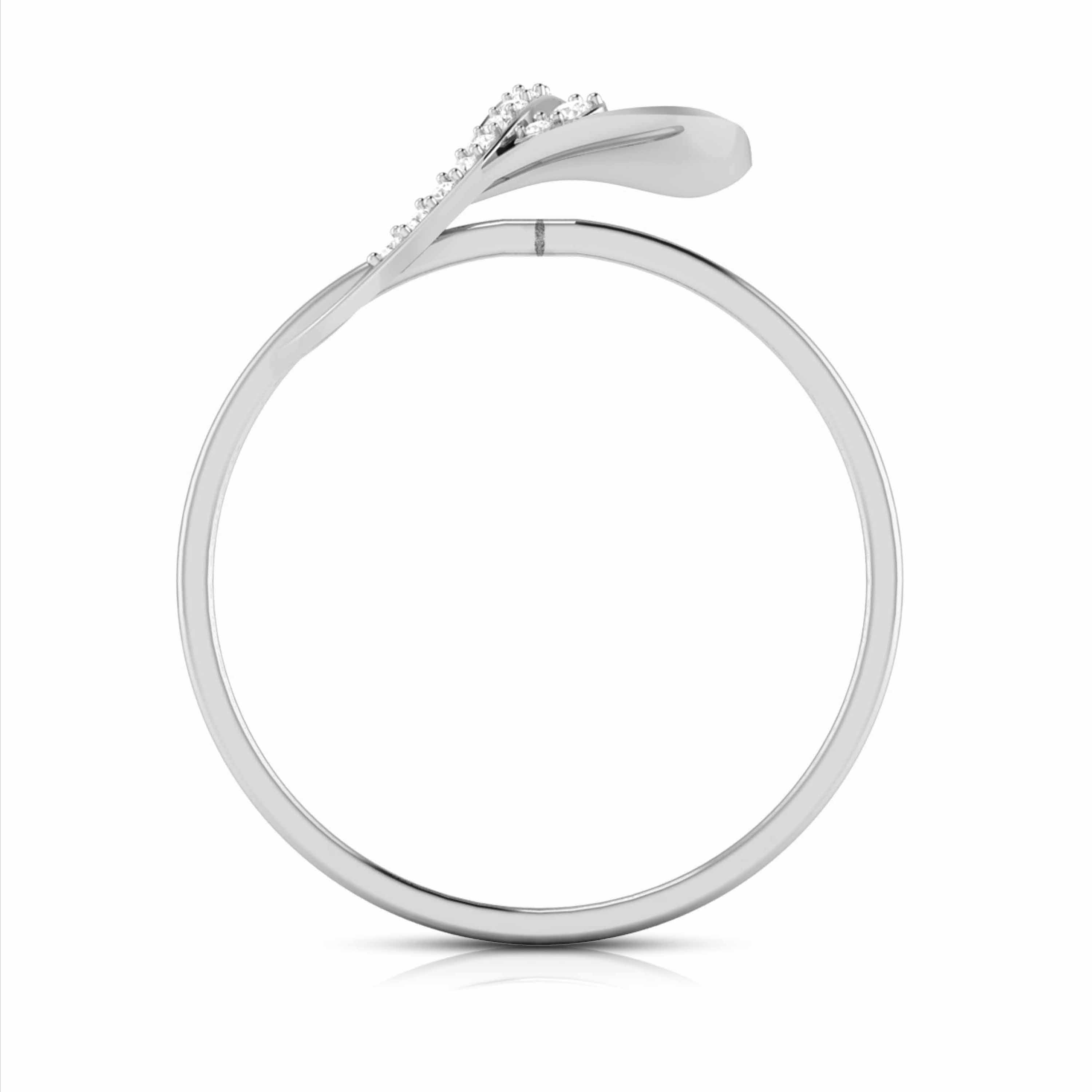 Platinum Diamond Ring for Women JL PT LR 11   Jewelove.US