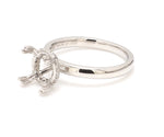 Load image into Gallery viewer, Platinum Solitaire Semi-Mounting Ring for Women   Jewelove.US
