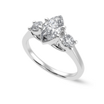 Load image into Gallery viewer, 70-Pointer Marquise Cut Solitaire Diamond Accents Platinum Ring JL PT 1236-B   Jewelove.US
