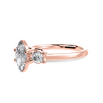 Load image into Gallery viewer, 70-Pointer Marquise Cut Solitaire Diamond Accents 18K Rose Gold Ring JL AU 1236R-B   Jewelove.US
