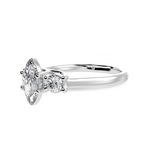 Load image into Gallery viewer, 70-Pointer Marquise Cut Solitaire Diamond Accents Platinum Ring JL PT 1236-B   Jewelove.US
