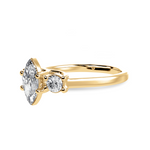 Load image into Gallery viewer, 70-Pointer Marquise Cut Solitaire Diamond Accents 18K Yellow Gold Ring JL AU 1236Y-B   Jewelove.US
