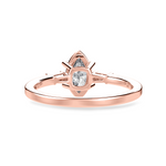 Load image into Gallery viewer, 70-Pointer Marquise Cut Solitaire with Baguette Diamond Accents 18K Rose Gold Ring JL AU 1228R-B   Jewelove.US
