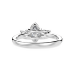Load image into Gallery viewer, 70-Pointer Marquise Cut Solitaire Diamond Accents Platinum Ring JL PT 1236-B   Jewelove.US
