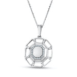 Load image into Gallery viewer, Men of Platinum | Geometrical Platinum Diamond Pendant for Men JL PT P 193   Jewelove.US
