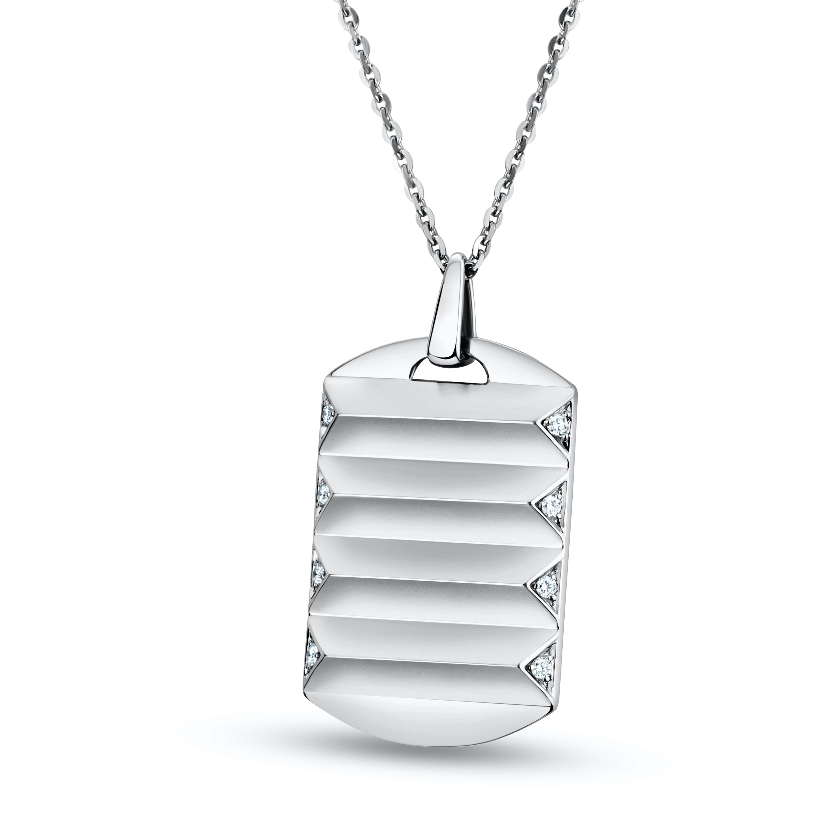 Men of Platinum | Elevated Curvature Diamond Pendant for Men JL PT P 194