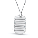 Load image into Gallery viewer, Men of Platinum | Elevated Curvature Diamond Pendant for Men JL PT P 194
