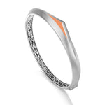 Load image into Gallery viewer, Men of Platinum | Rose Gold Fusion Openable Kada for Men JL PTB 729
