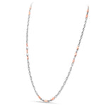 Load image into Gallery viewer, Men of Platinum | Sleek Interlinked Pt + Rose Gold Chain for Men JL PT CH 973

