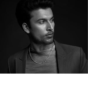 Men of Platinum | Sleek Interlinked Pt + Rose Gold Chain for Men JL PT CH 973