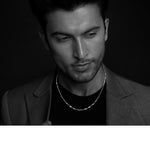 Load image into Gallery viewer, Men of Platinum | Unique Linked Pt + Rose Gold Chain for Men JL PT CH 974   Jewelove.US

