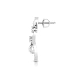 Load image into Gallery viewer, Platinum Hanging Clusters Earrings with Diamonds for Women JL PT E N-11   Jewelove.US
